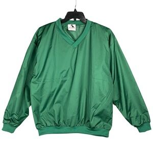 Augusta Sportswear Pullover Mens L Green Golf Windbreaker Athletic Outerwear‎